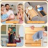 Bamboo Sofa Arm Tray, 2-in-1 Foldable Couch Armrest Tray with