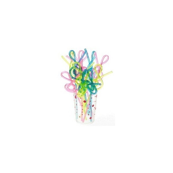 Gift House Music G-Clef Shaped Straws (12 & Pack)
