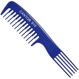 Cantor Lift Teasing Wide Tooth Comb - Chemical and Heat Resistant Detangler - Anti Static for All Hair Types - Durable and Lightweight - 1 Pack