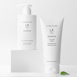 Esnature S-Nature Blanche Cleanser 260ml + Blanche Lotion 200ml 2-piece set / 에스네이처 블랑쉬 클렌저 260ml+블랑쉬로션 200ml 2종세트