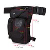 Xieben Nylon Drop Leg Bag for Men Women Motorcycle Bike