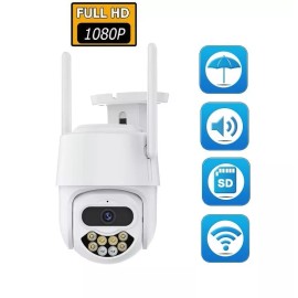 BOAVISION 1080P WIFI Wireless IP Camera IN/Outdoor CCTV HD PTZ Home Security Smart IR Cam