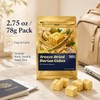 WildSap Emeralds Freeze Dried Durian (78g/2.75 Oz) - Crispy Tropical