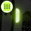 Reflective Tape Car Luminous Light Reflective Open Door Sticker 4P / 반사테이프 자동차 야광 빛 반사 오픈도어 스티커 4P