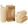 Juego Esponjas Lufa Green Glow 100 Origen Vegetal Colorantes Biodegradables