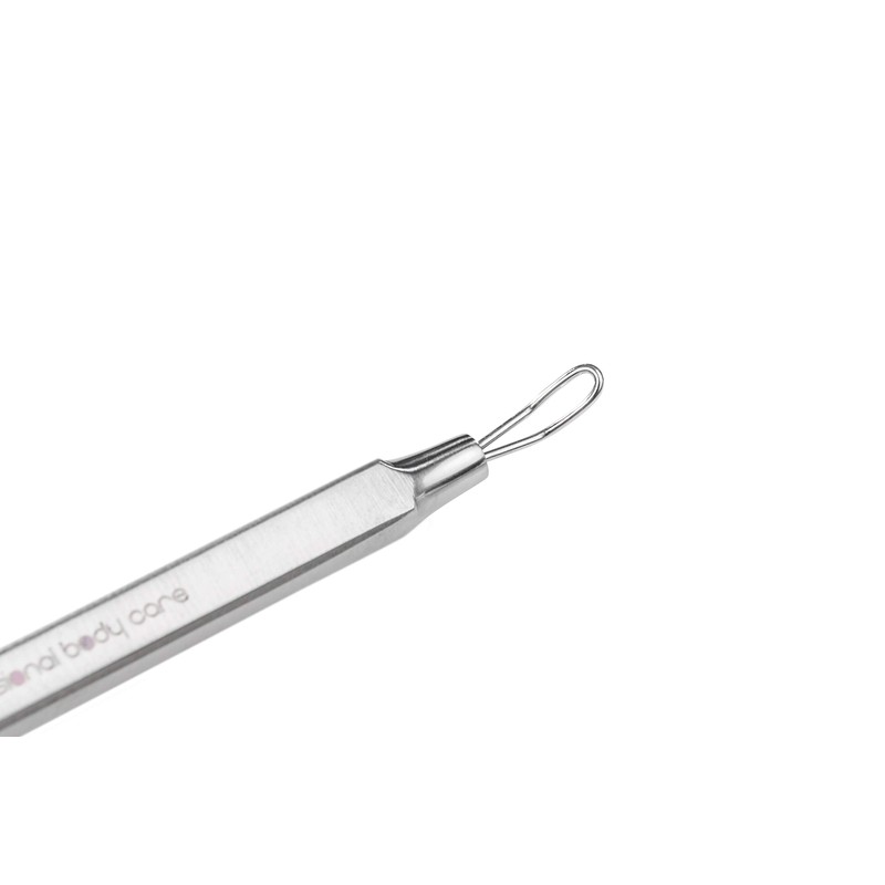 REMOS Komedonenquetscher/Pickelentferner mit 2 Schlingen, Edelstahl, rostfrei, 10 cm