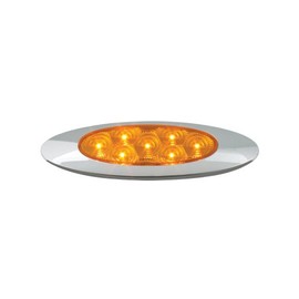 Grand General 77830 Amber Ultra Thin Spyder Y2K 7-LED Marker and Clearance Sealed Light