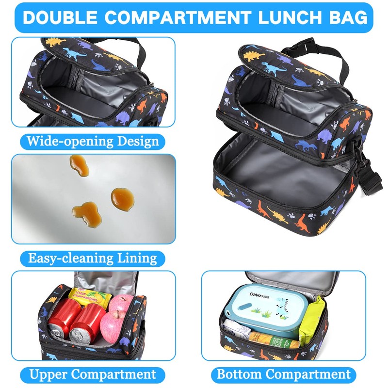 VASCHY - Kids and Boys Insulated Lunch Bag - Separate