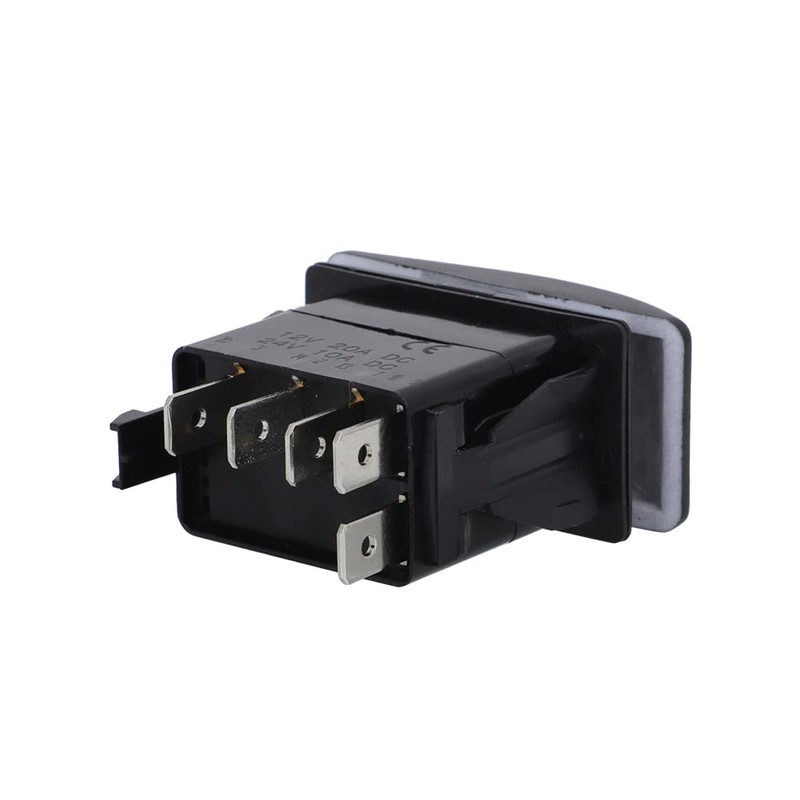 Foruly 5 Pin Winch Switch Amber LED Light On Off