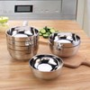 ZHCHSH 10 x 304 Stainless Steel Double Wall Insulated Soup