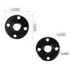 Metal Angle Grinder Inner Outer Flange Nut（3 Set）Replace Black &