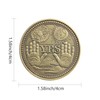 6/Pack Yes No Challenge Coin Bulk Decision Maker Divination Collector's
