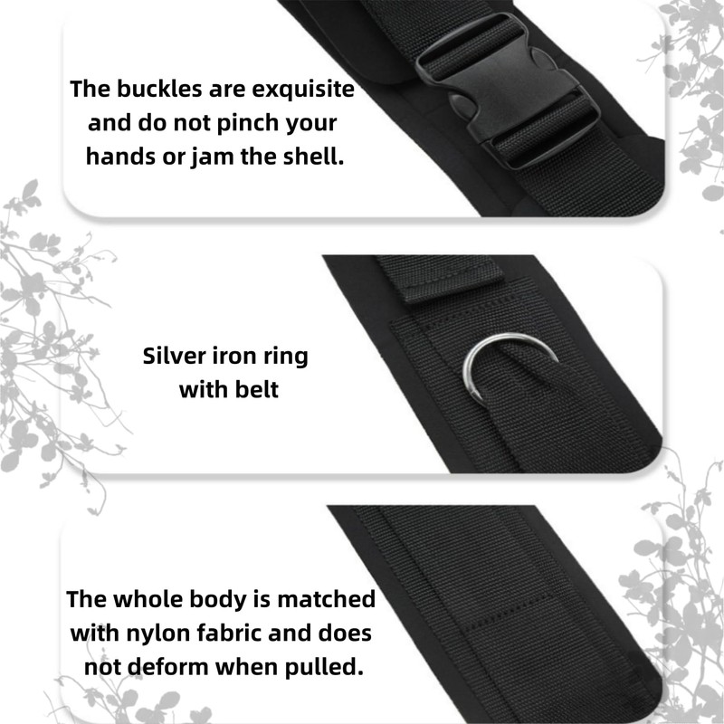 Liyquint Soft Neoprene Padded Belt， weight training belt，with 2 Movable