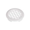 sourcing map Round Mesh Hole Air Vents Plastic Vent White