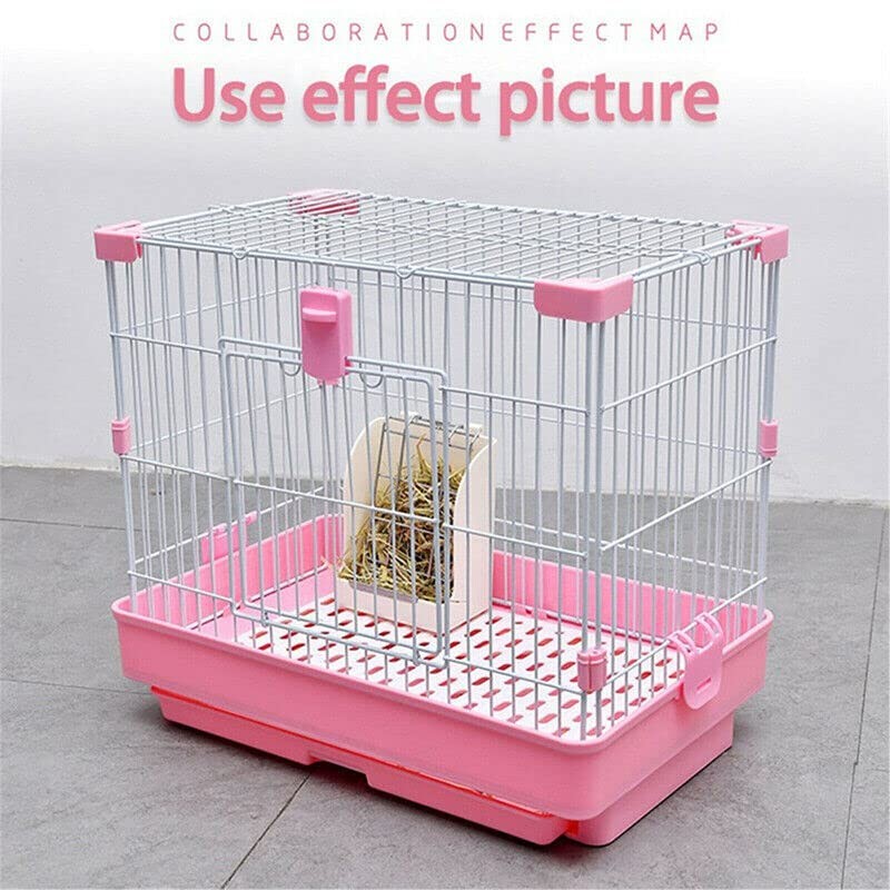 Pet Rabbit Hay Feeder Small Animal Hamster Pig Less Wast