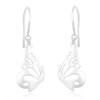 Fine Designs Women’s 925 Sterling Silver Butterfly Wing Dangle Hook