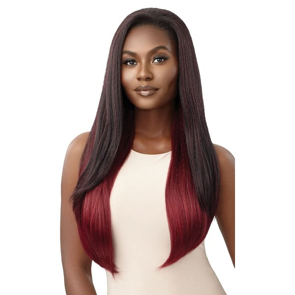 Outre Half Wig Quick Weave Neesha Soft Natural New Half
