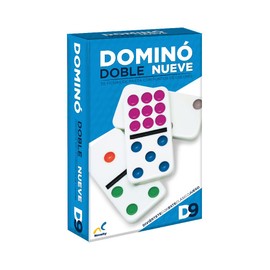 Novelty Corp - Domino Puntos Doble 9, Juego de Mesa, Máxima Calidad, Juegos Clásicos y Tradicionales, 55 Fichas de Domino