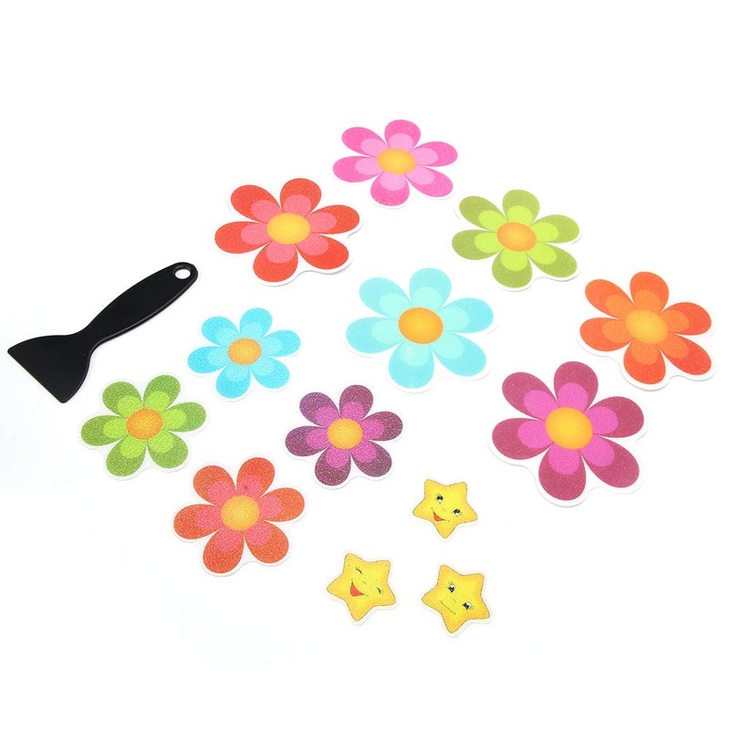 Mingzhe Beautiful Flower Shape Bathroom Waterproof Non Slip Sticker for