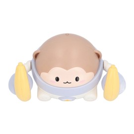 Electronic Tumbling Monkey Puzzle Guided Head Up Exercise Educational Crawling Monkey Toy Blue