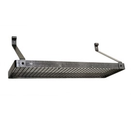 Enclume PR8BF-30 HS Gourmet Bookshelf Wall Rack with Flared Arms, 30", Hammered Steel