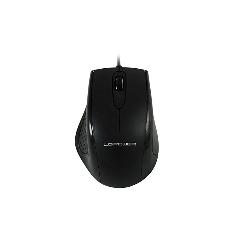 LC Power M710B Scroll-Rad, PC-Maus, PC/Mac, 2-Wege, schwarz