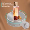 Andoer 6-inch Mirror Display Turntable Stand Motorized 360° Rotating 17-30S/R