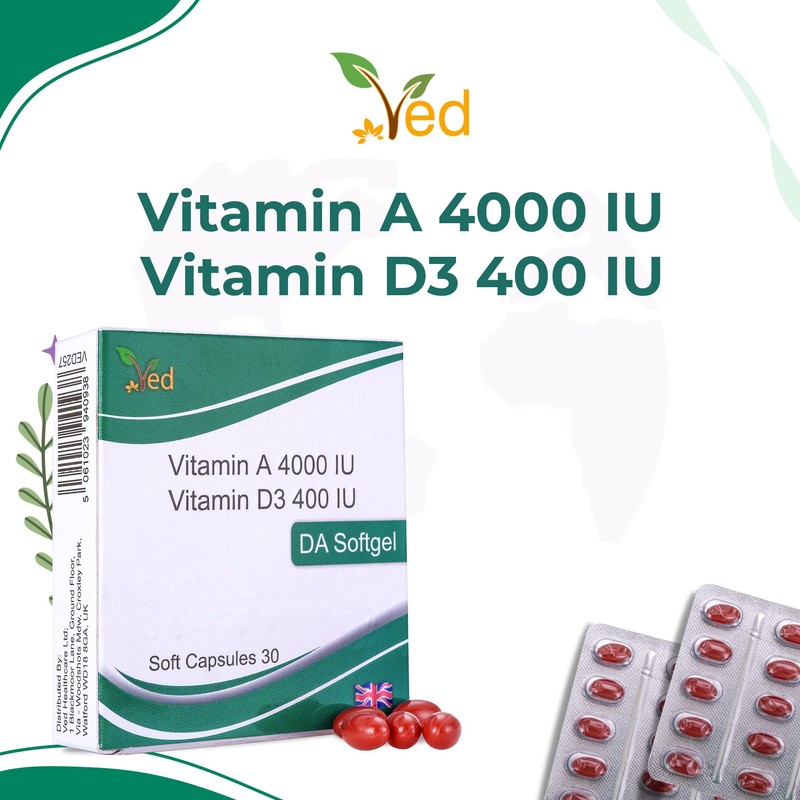 Ved Vitamin A & D3 SOFTGEL Capsule (15X2)