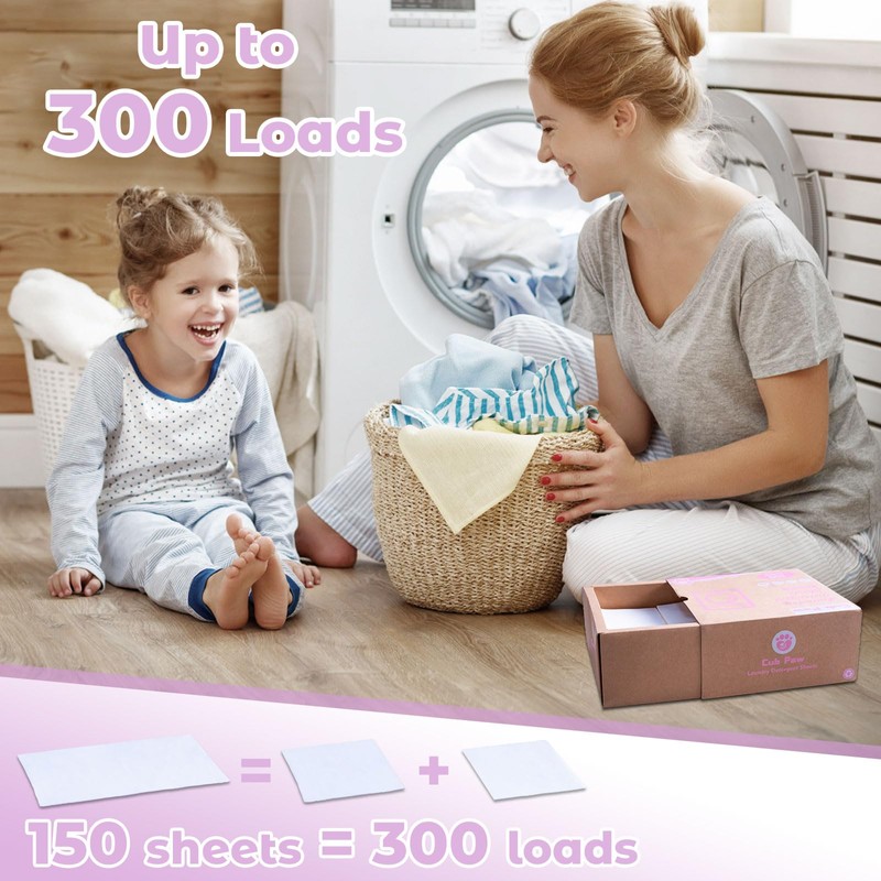 Laundry Detergent Sheets, Travel Laundry Detergent Sheets 300 Loads Eco-friendly