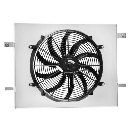 GTGMOTO Aluminum Shroud+Electric Fan for Dodge Ram 1500 2500 3500 5.7L V8 GAS 2004-2009Radiator Processing: Aluminum Brazed