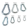 2 x Carabiner Hooks with Snap Hooks, Assorted Sizes, 100mm