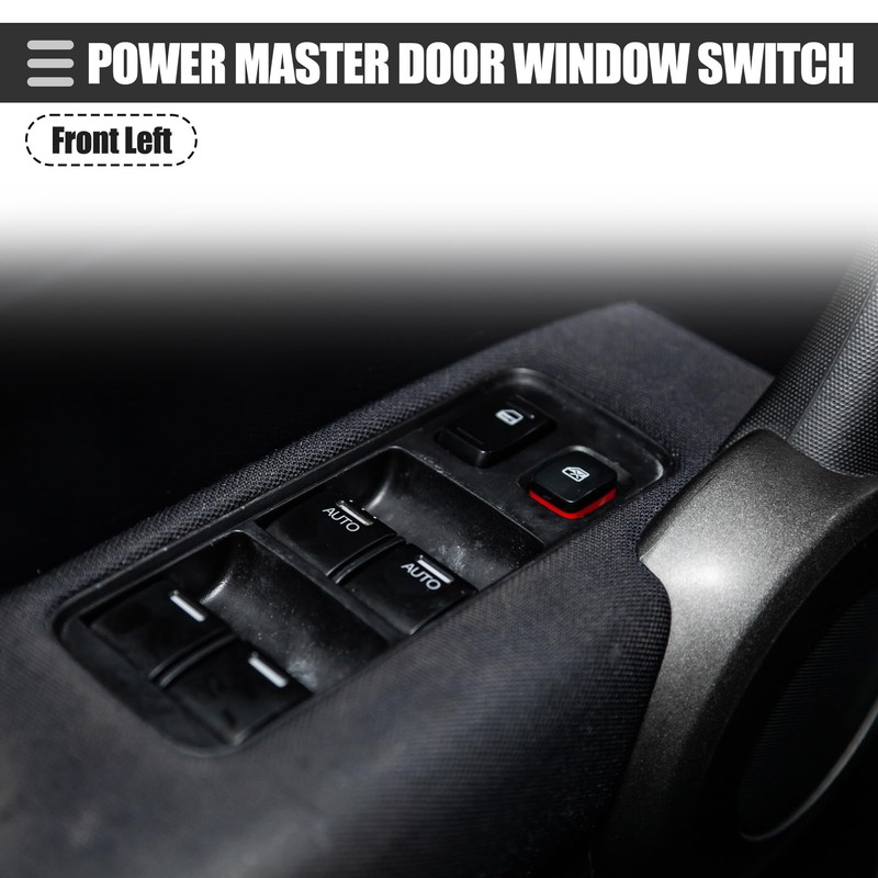 Motoforti Car Power Master Door Window Switch, for Honda Accord