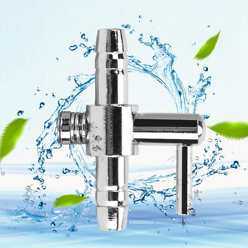 5 Piece Stainless Steel Aquarium Air Pump Control Valves Single