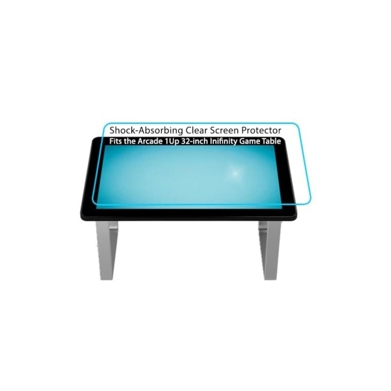 Photodon Shock-Absorbing Clear Screen Protector to fit the Arcade1Up 32-inch