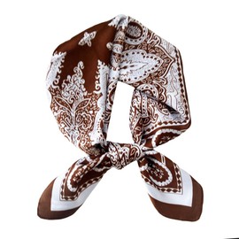 FONYVE Silk Scarfs for Women Lightweight Fashion Headscarf Satin Hair Wrap for Sleeping 27.5 inches