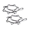 2pcs safety daisy chain, multi-ring adjustable nylon strap rope yoga