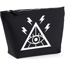 Hippowarehouse eye of providence printed make up cosmetic wash bag 18x19x9cm
