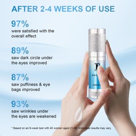 Dongyu Caffeine Eye Cream For Wrinkles: Eye Cream Anti Aging For Dark Circles Puffiness Daily Skincare Women Men (15g)