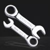 FLZOSPER 14mm Metric Stubby Box End Head Geared Wrench, 72-Tooth