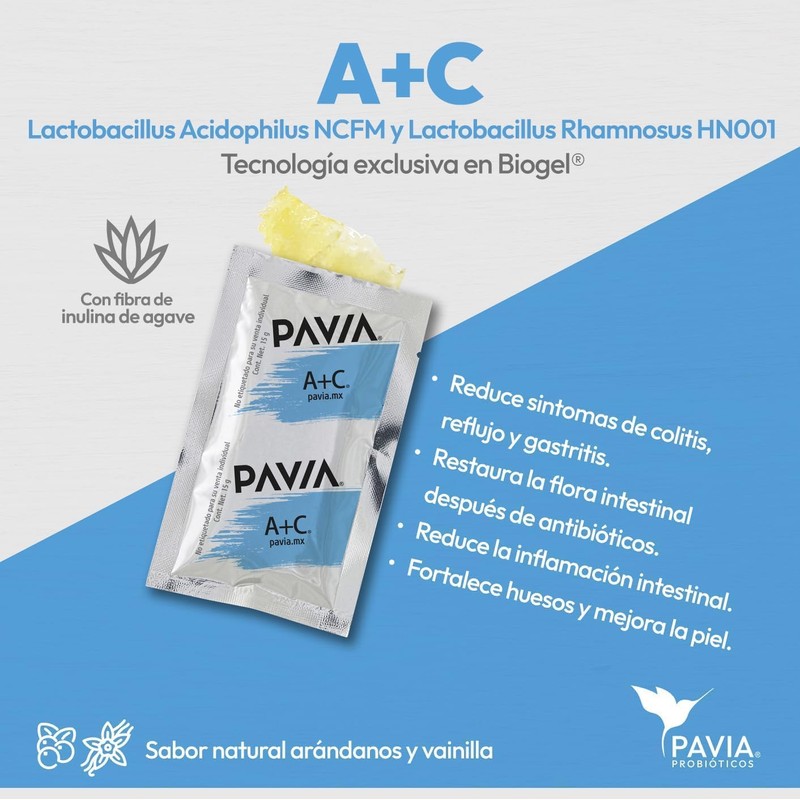 Pavia Probi?ticos Vivos en Biogel con Col?geno