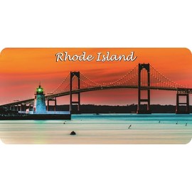 Rhode Island Scenery Photo License Plate