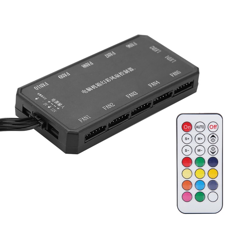 15m RF Wireless Control Colorful Fan Computer Fan Controller with