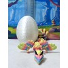 Peacock Dragon and Egg, Feathered Peacock Dragon, 3D Printed Dragon,