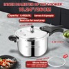 Stainless Steel Pressure Cooker 8 Quart, Stove Top & Induction