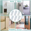 SUPRROW Transparent Non-Slip Rubber Door Stopper, Height Adjustable, Window Stopper