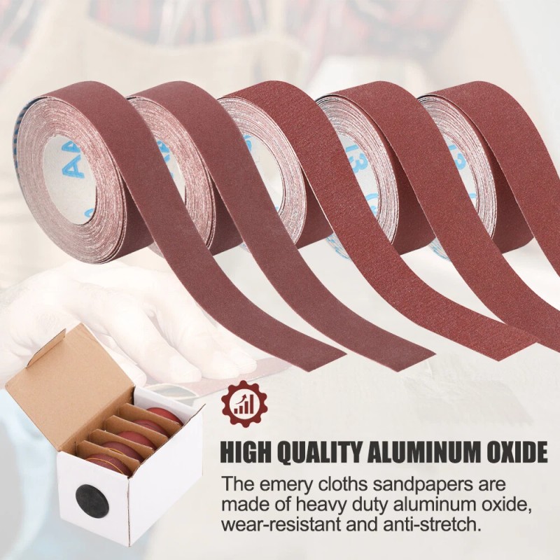 XCAN 5 Grits Emery Cloth Roll 150 240 320 400