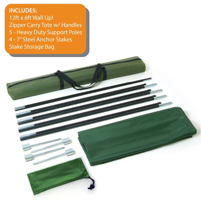WallUp The Instant Outdoor Privacy Product, Versatile Privacy Tent, Works