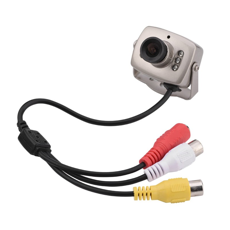 Yunseity -Camera, 3.6 mm 6 LEDs Wired CMOS Audio/Video CCTV