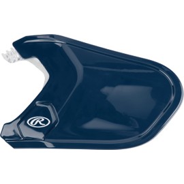 Rawlings | MACH Adjust Face Guard | Adjustable Extension Piece | Navy | Left-Handed Batter