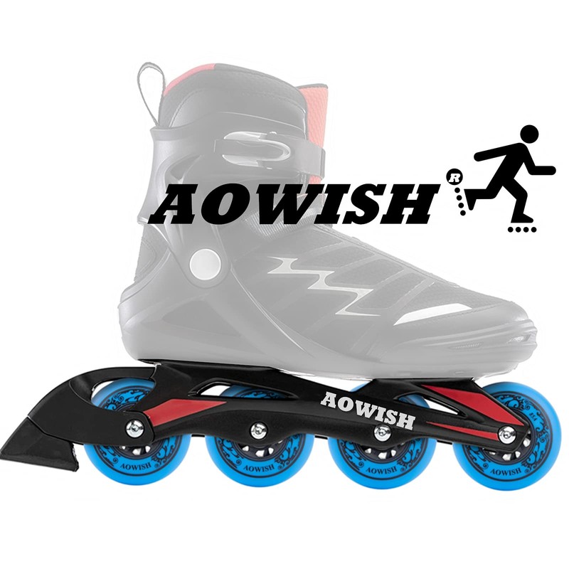 AOWISH Inline Skate Wheels 85A Outdoor Asphalt Formula Hockey Roller